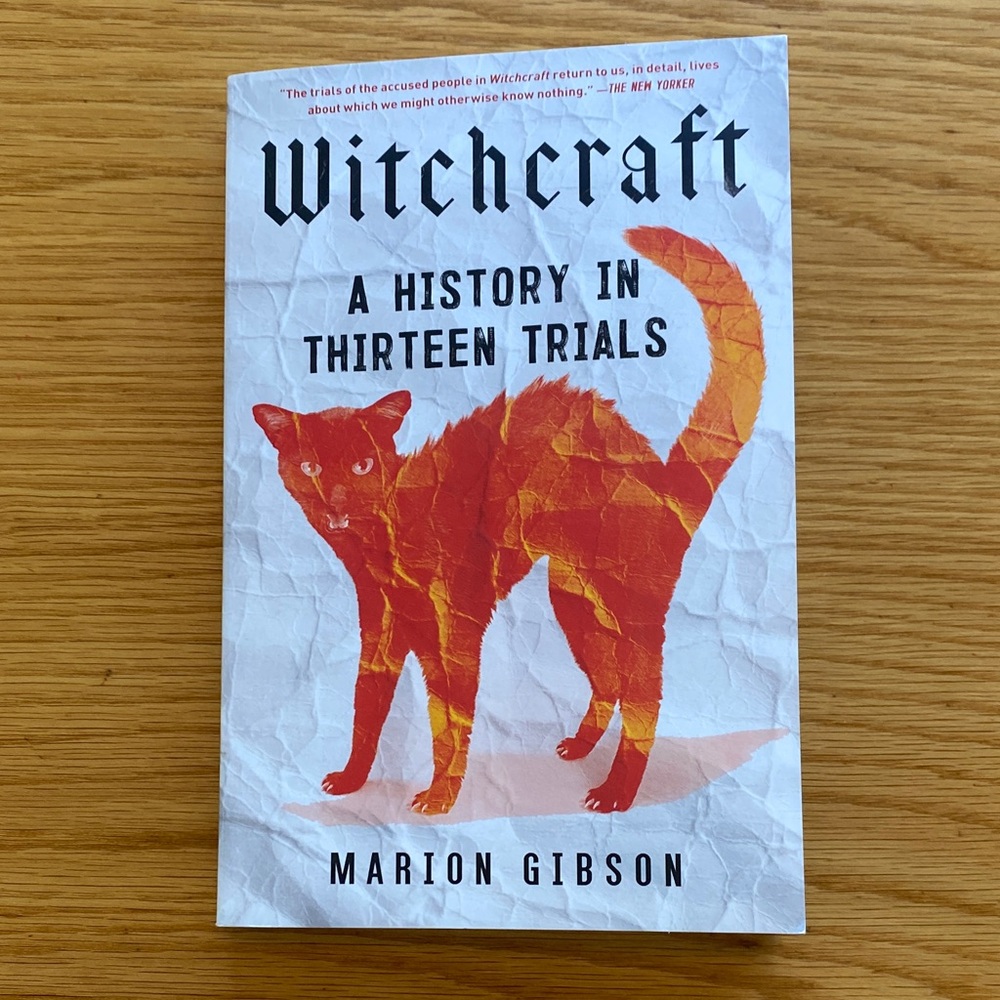 WITCHCRAFT: A HISTORY IN THIRTEEN TRIALS Paperbook Book By Marion Gibson